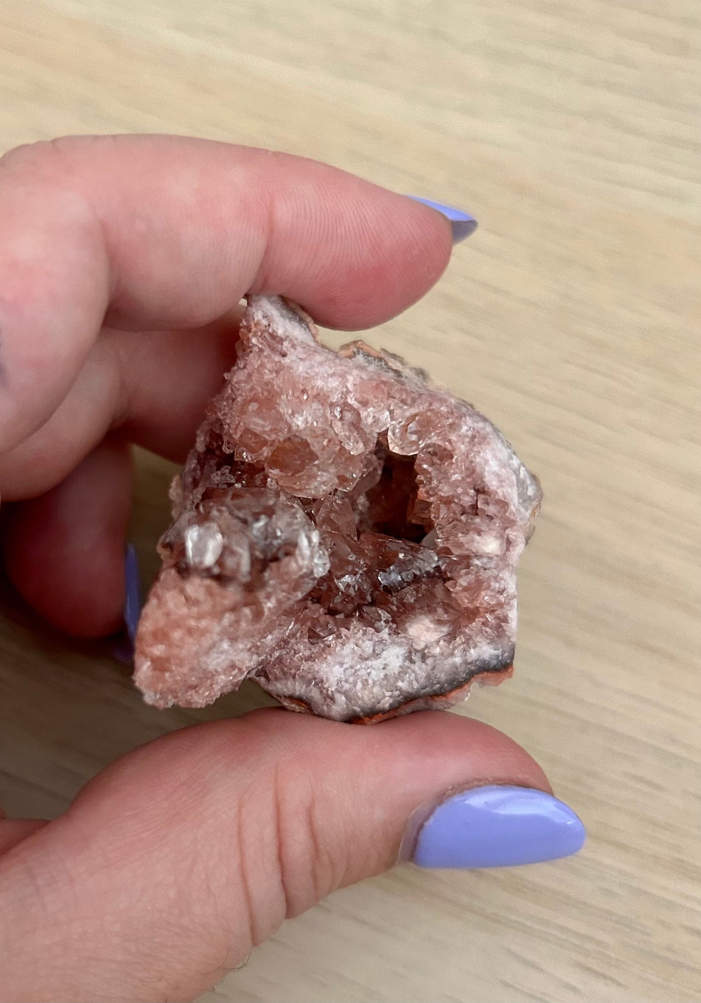 High Quality Pink Amethyst Clusters