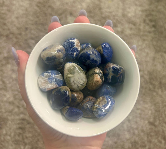 High Quality Sodalite Tumble Stone