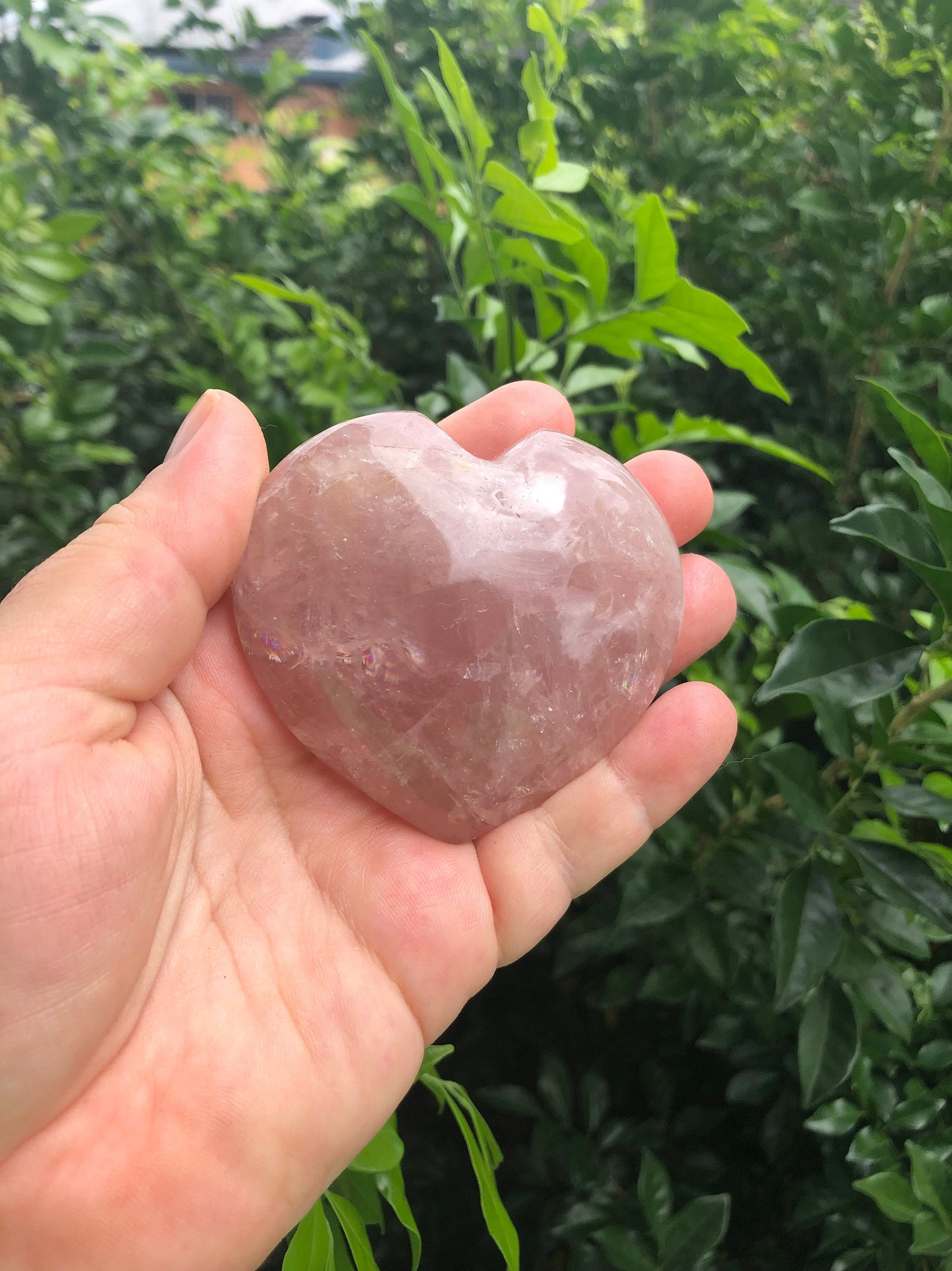 High Quality Rose Quartz Hearts