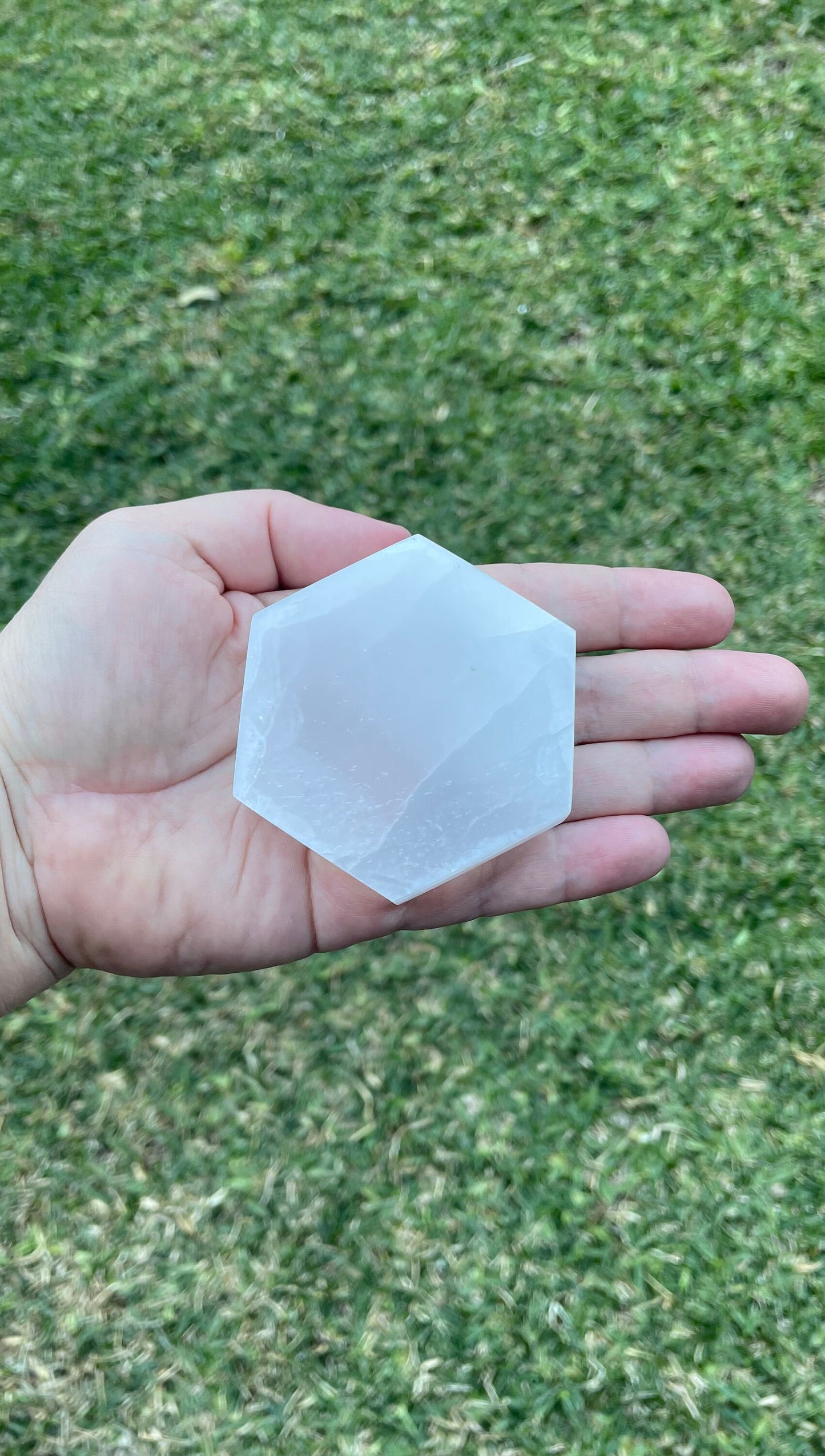 High Quality Selenite Hexagonal Charge Plate