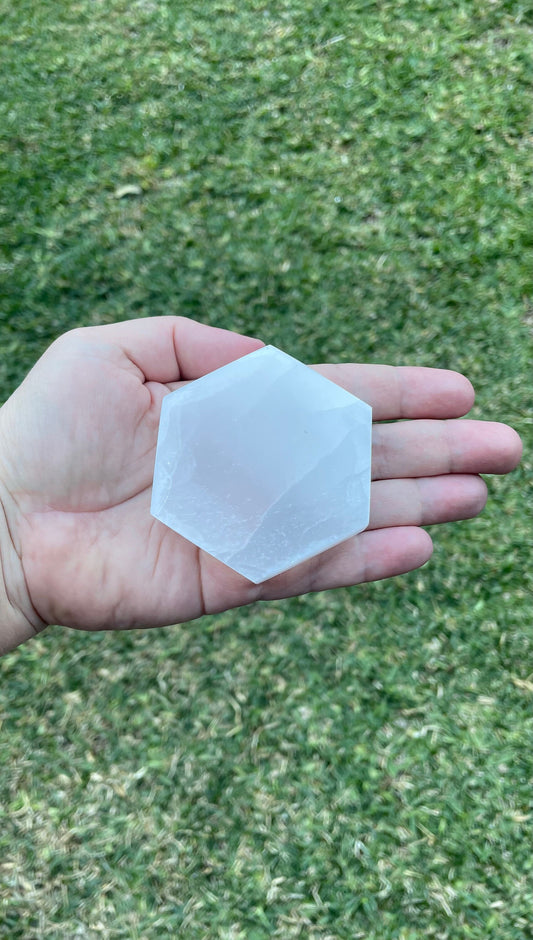 High Quality Selenite Hexagonal Charge Plate
