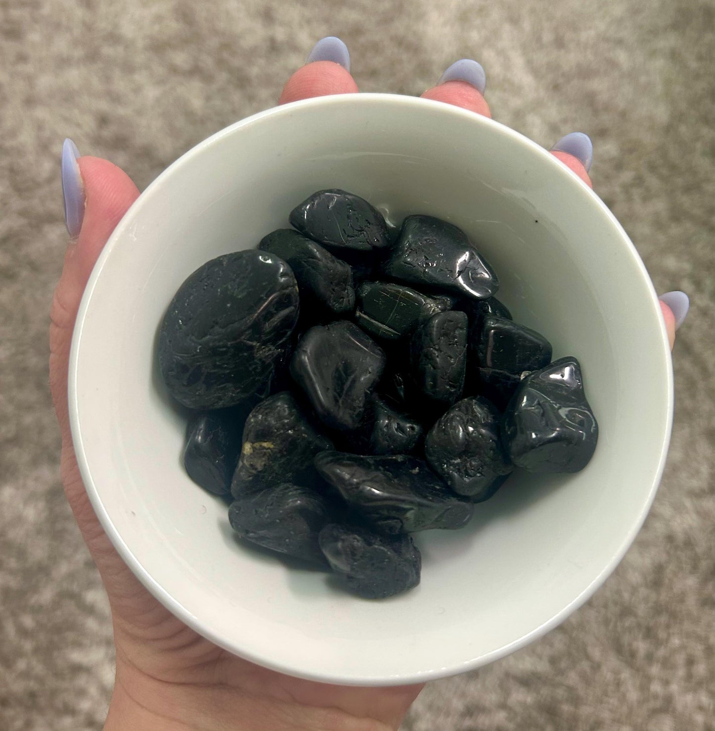 High Quality Black Tourmaline Tumble Stone