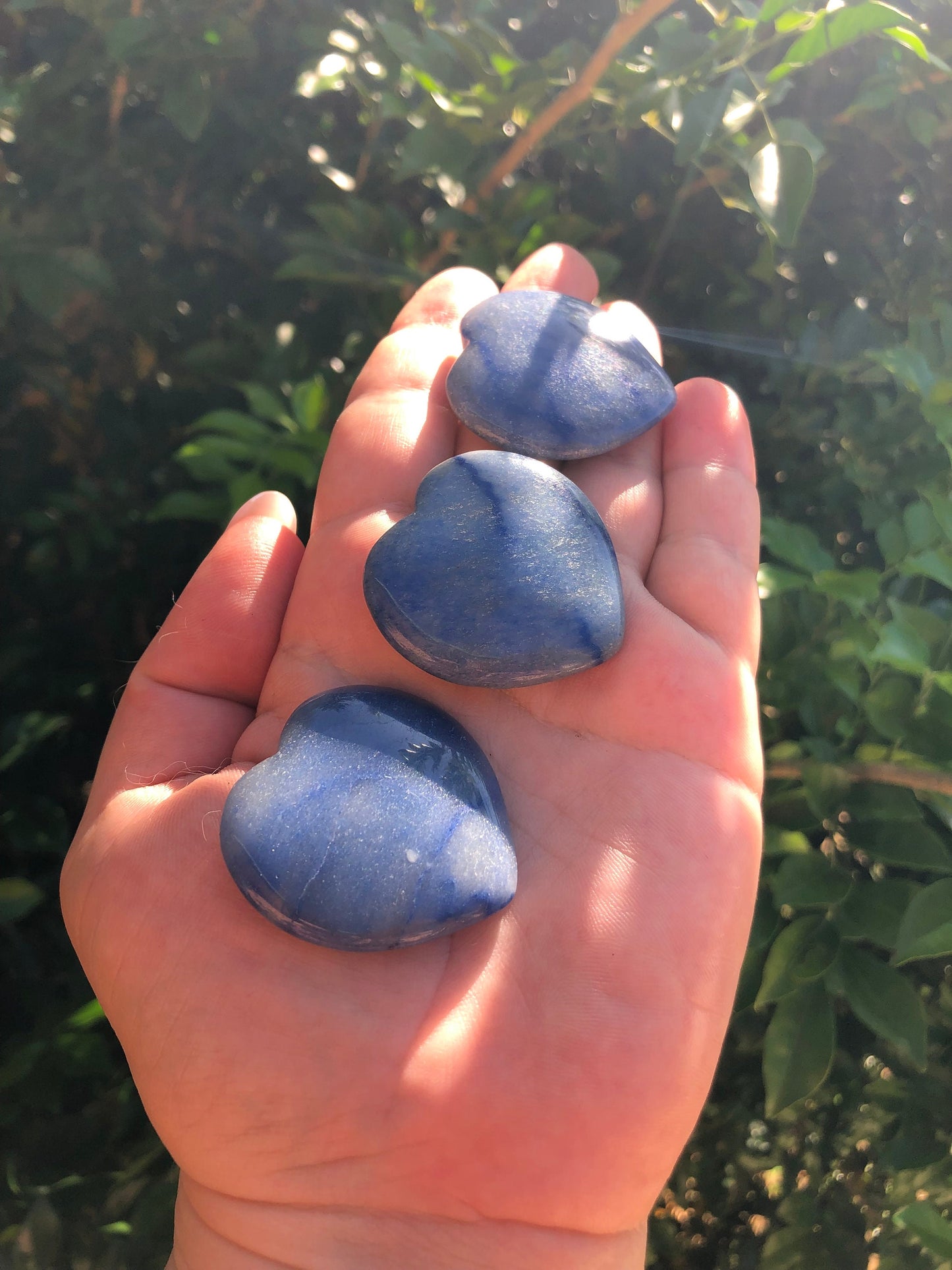High Quality Blue Aventurine Heart