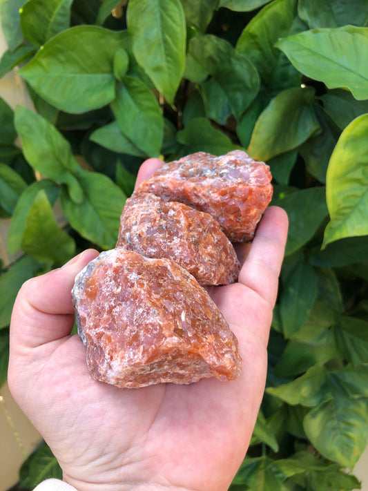 Raw Orange/Orchid Calcite