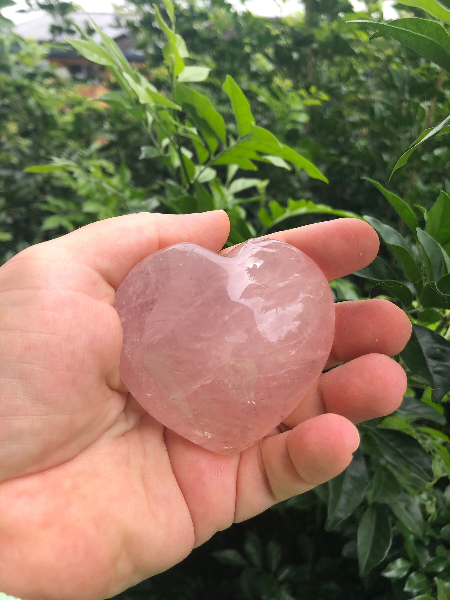 High Quality Rose Quartz Hearts