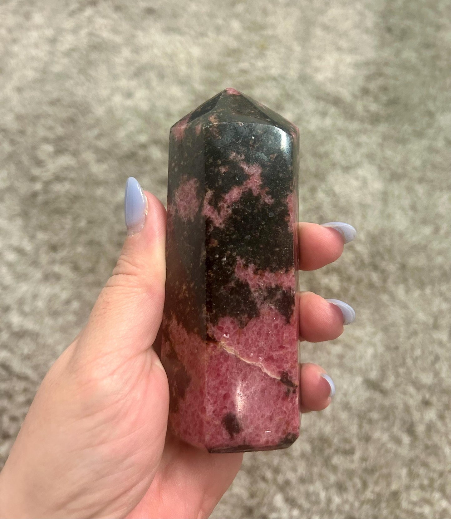 Rhodonite Crystal Generator | Self-Love & Emotional Healing Tower