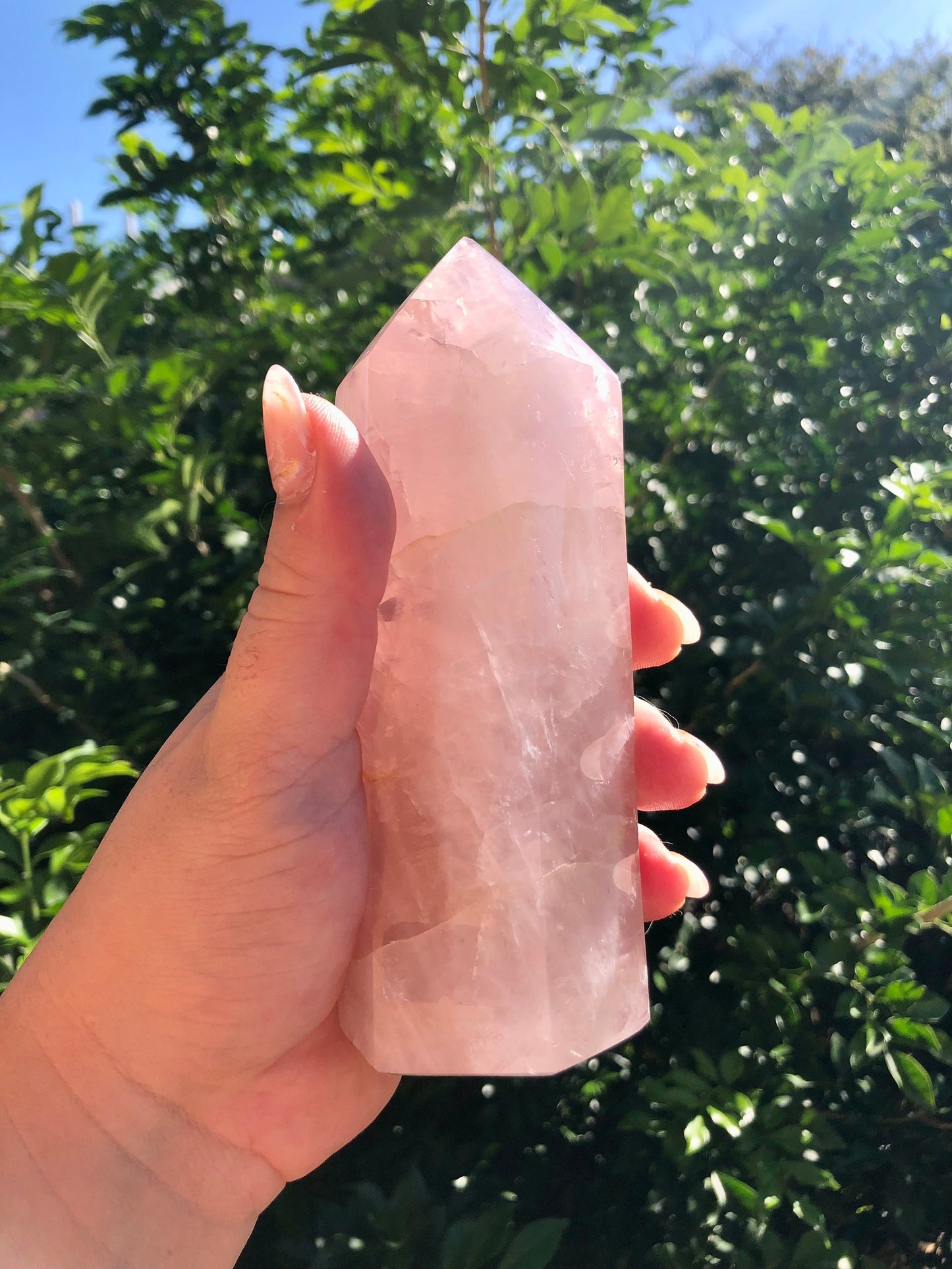 High Quality Rose Quartz Towers