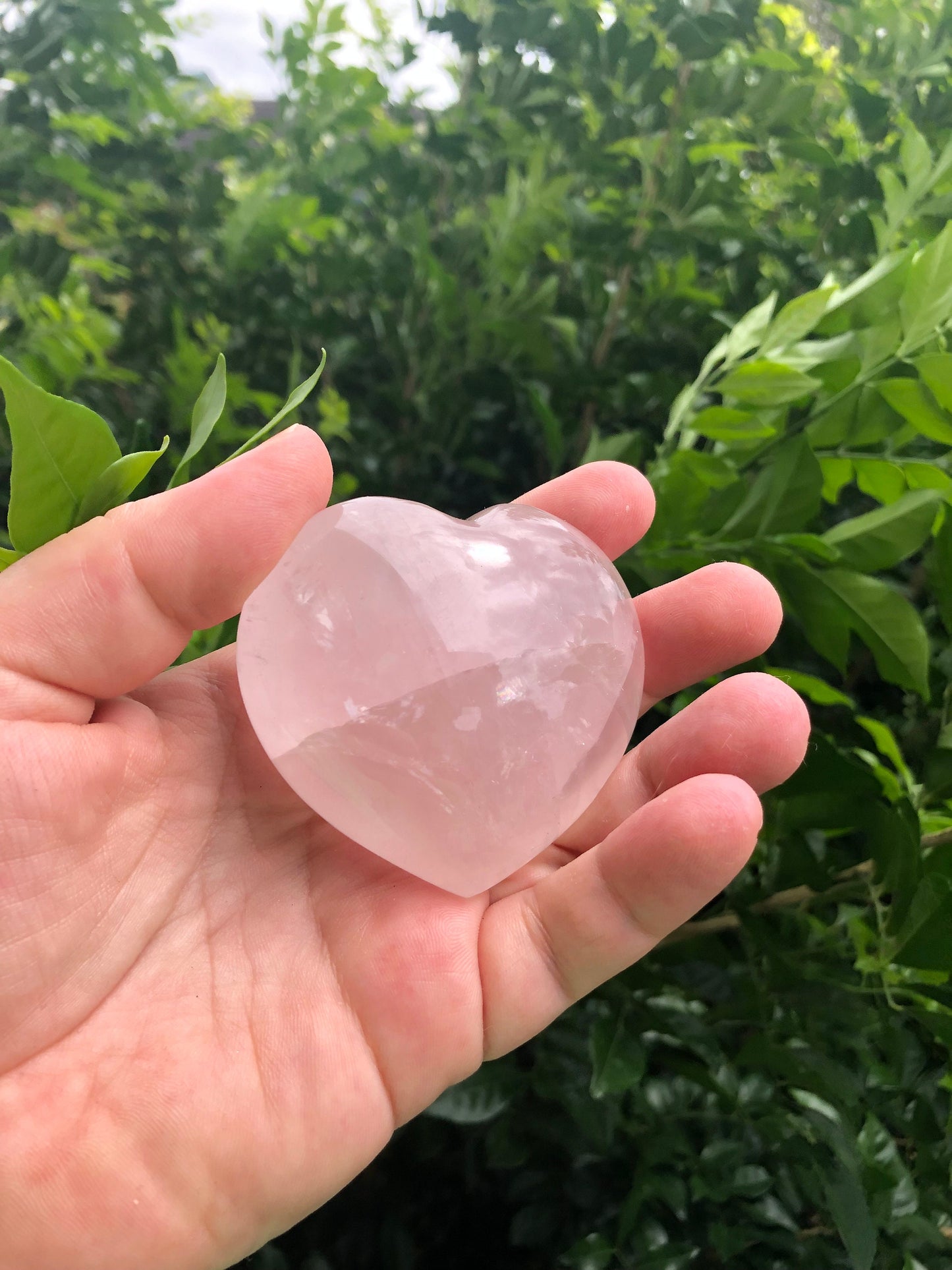 High Quality Rose Quartz Hearts
