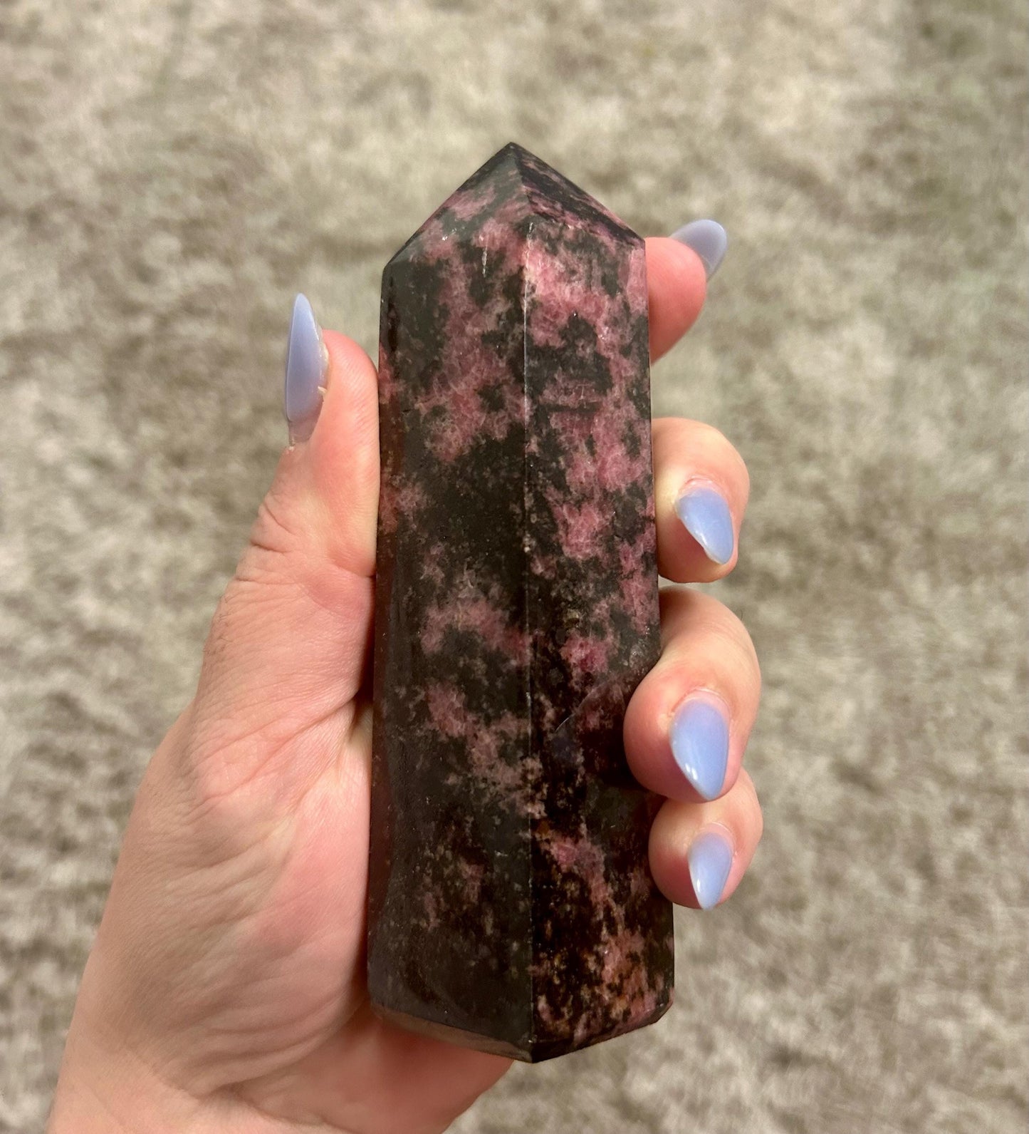 Rhodonite Crystal Generator | Self-Love & Emotional Healing Tower