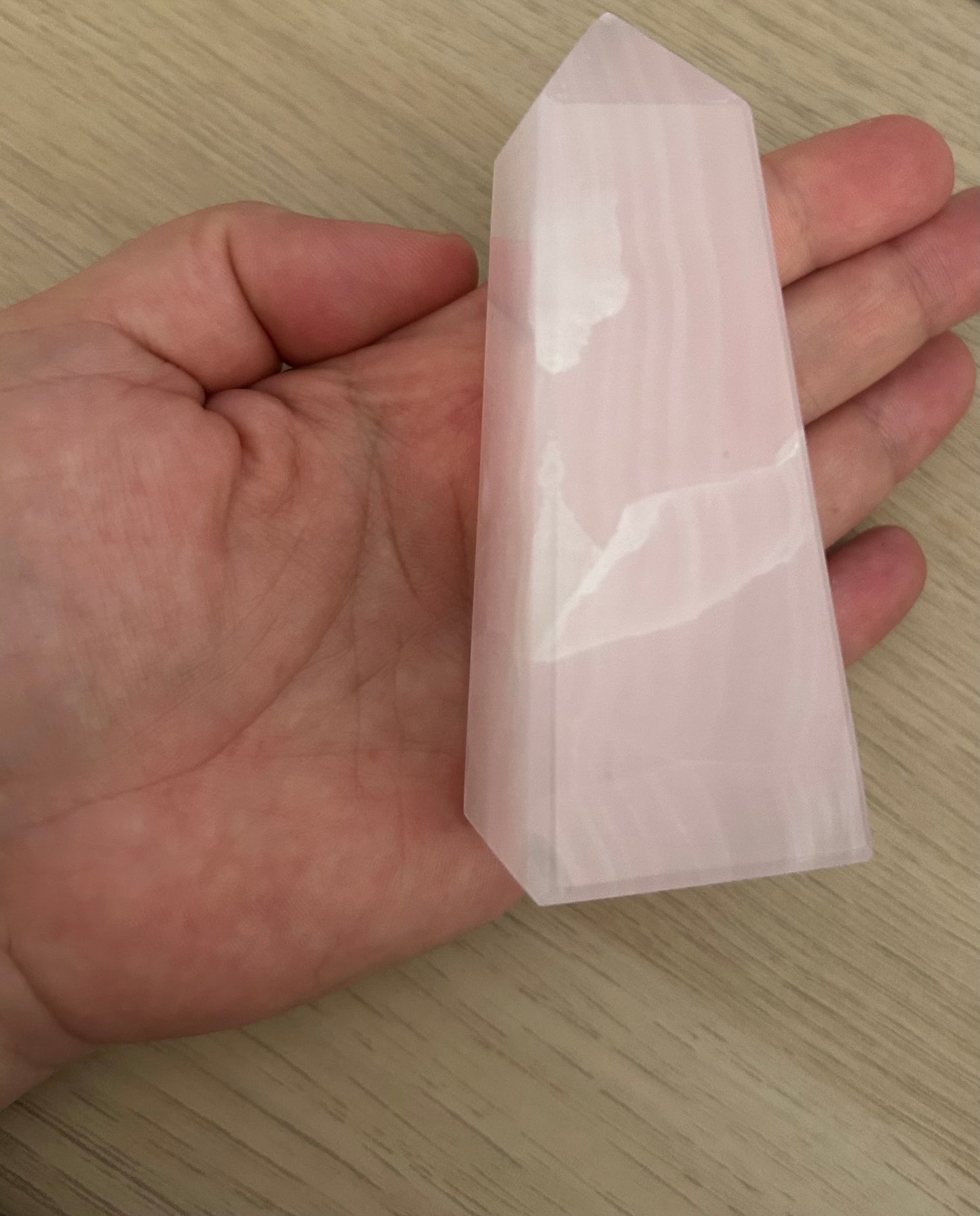 High Quality Pink Calcite Tower