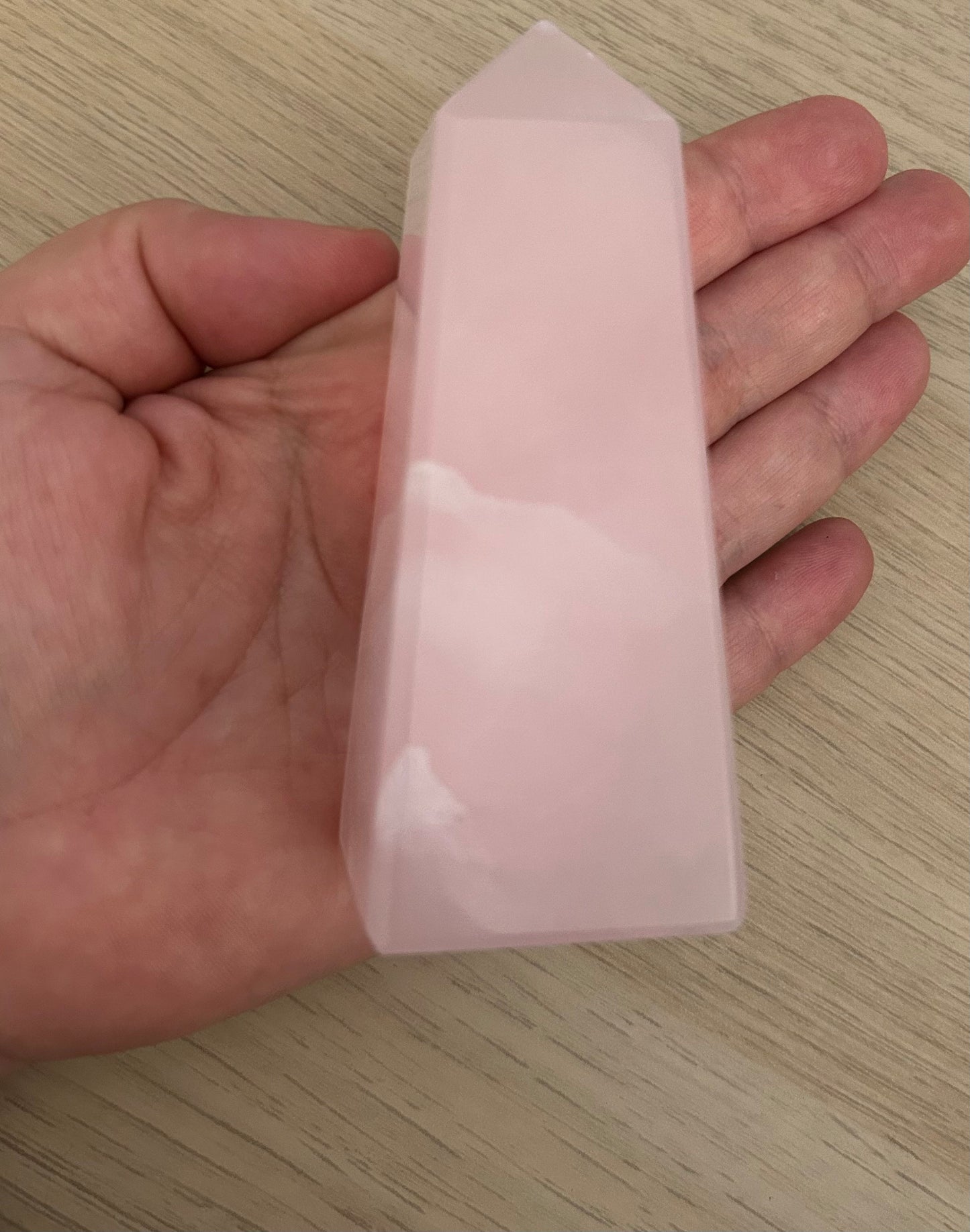 High Quality Pink Calcite Tower