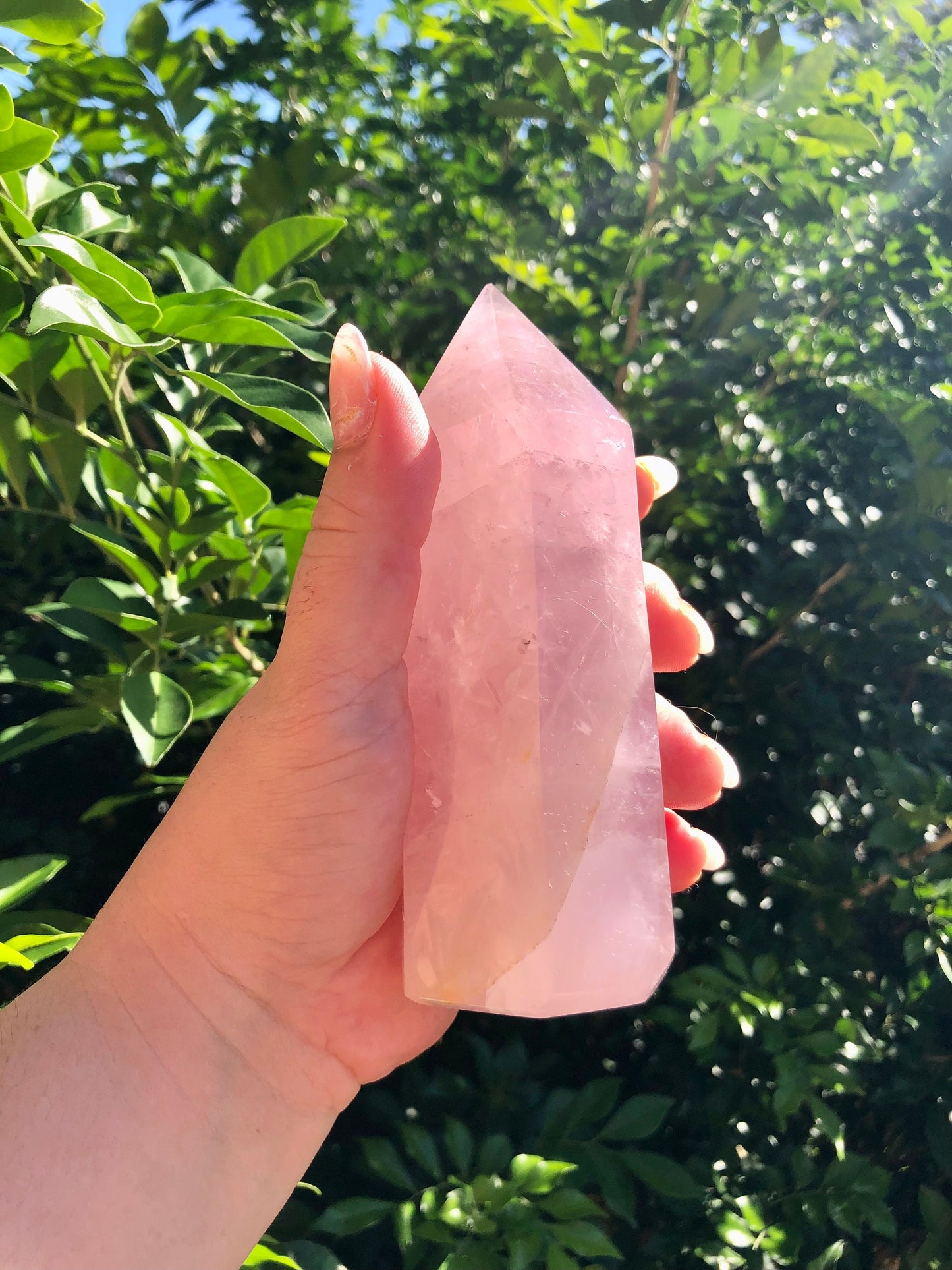 High Quality Rose Quartz Towers