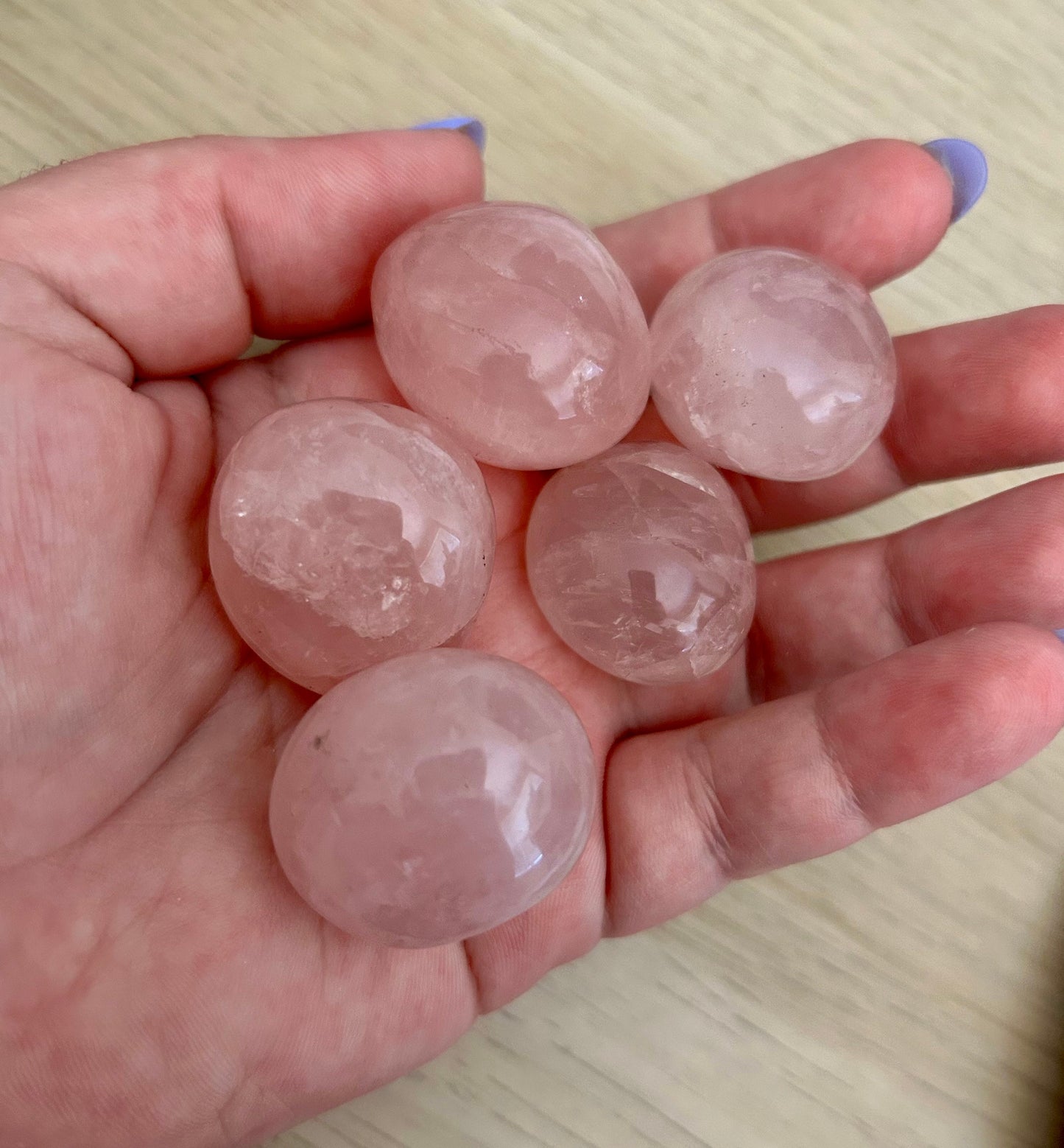 High Quality Madagascar Rose Quartz Tumbles