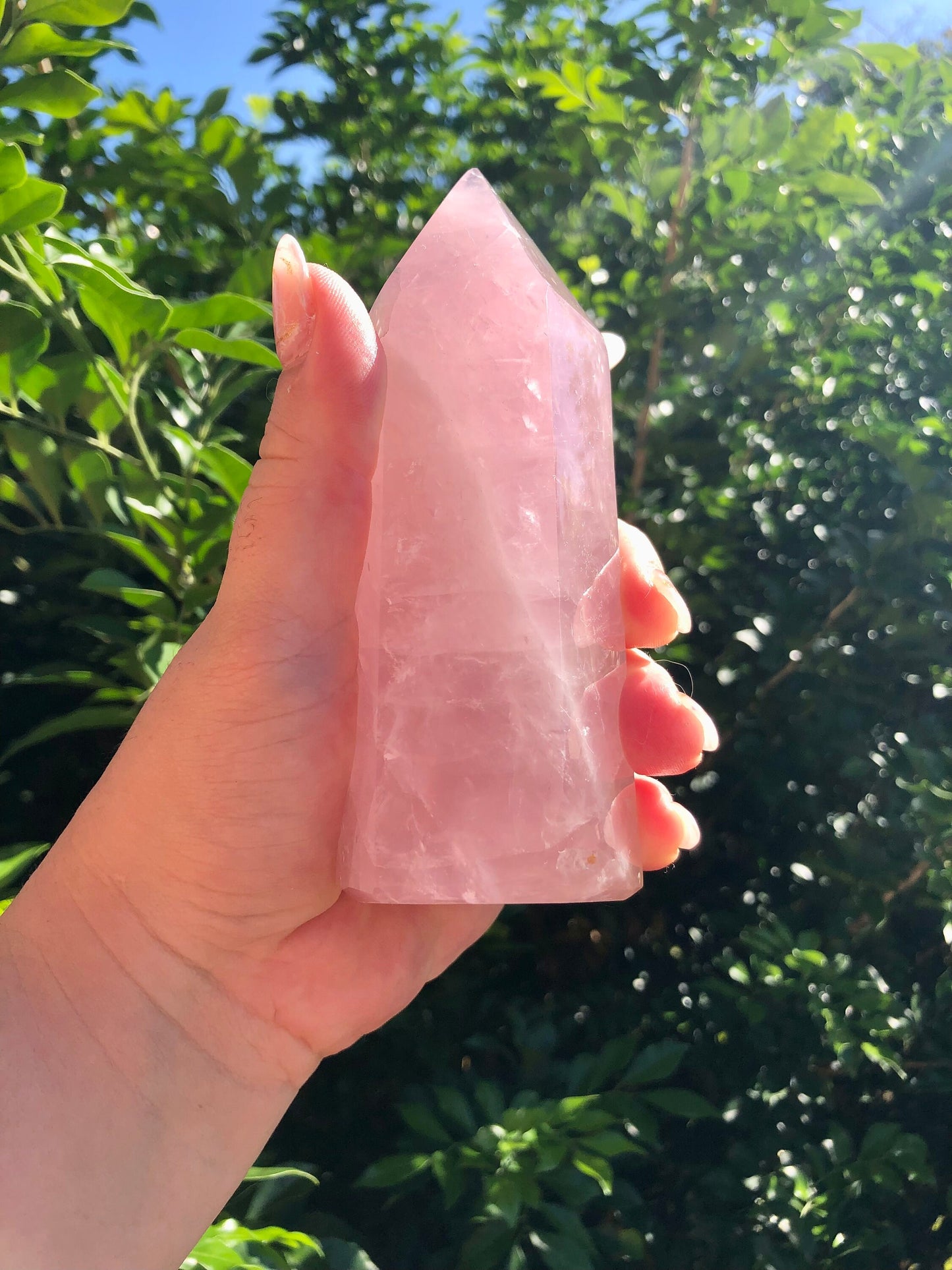 High Quality Rose Quartz Towers