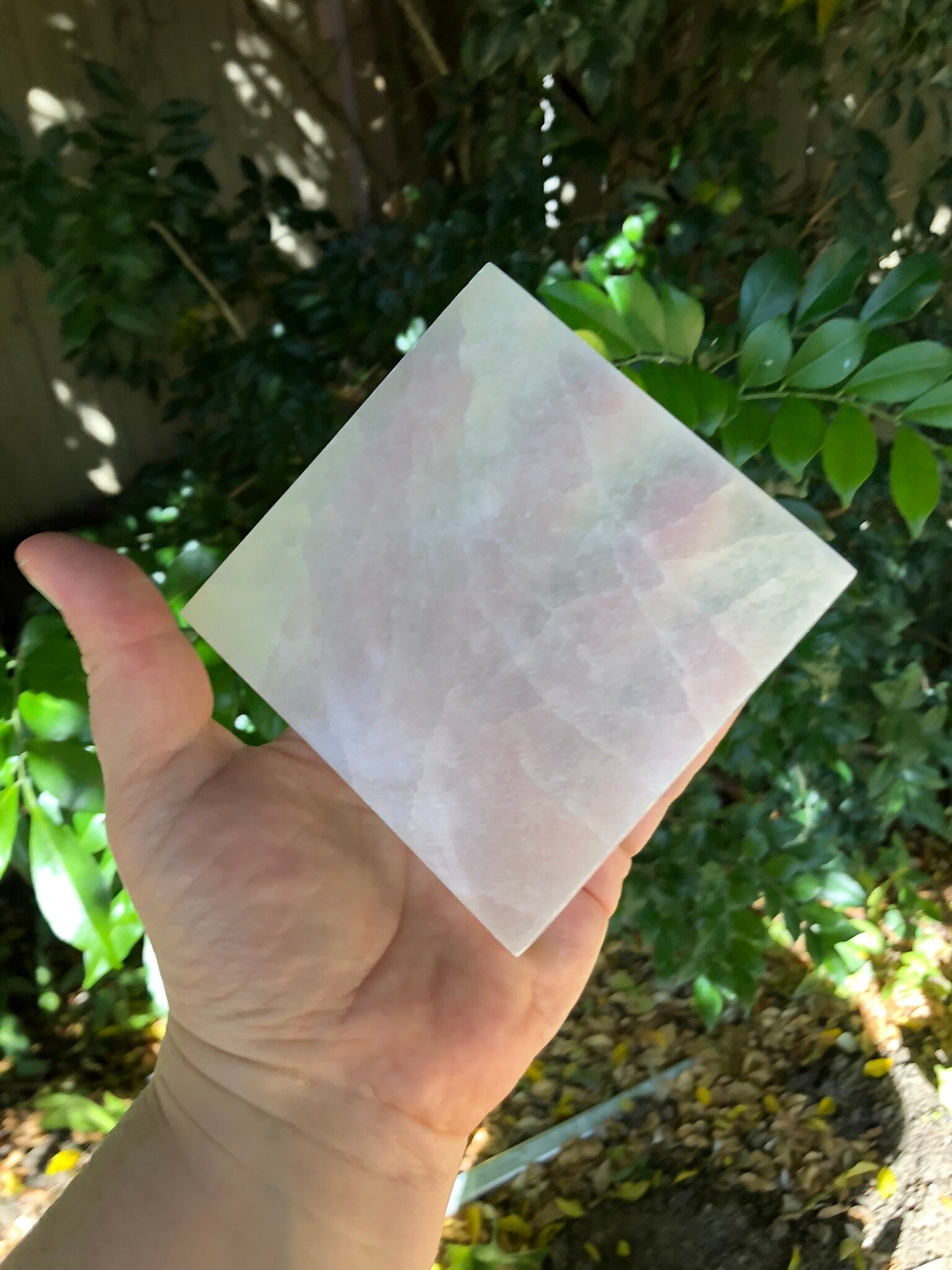 High Quality Square Selenite Crystal Charging Plate