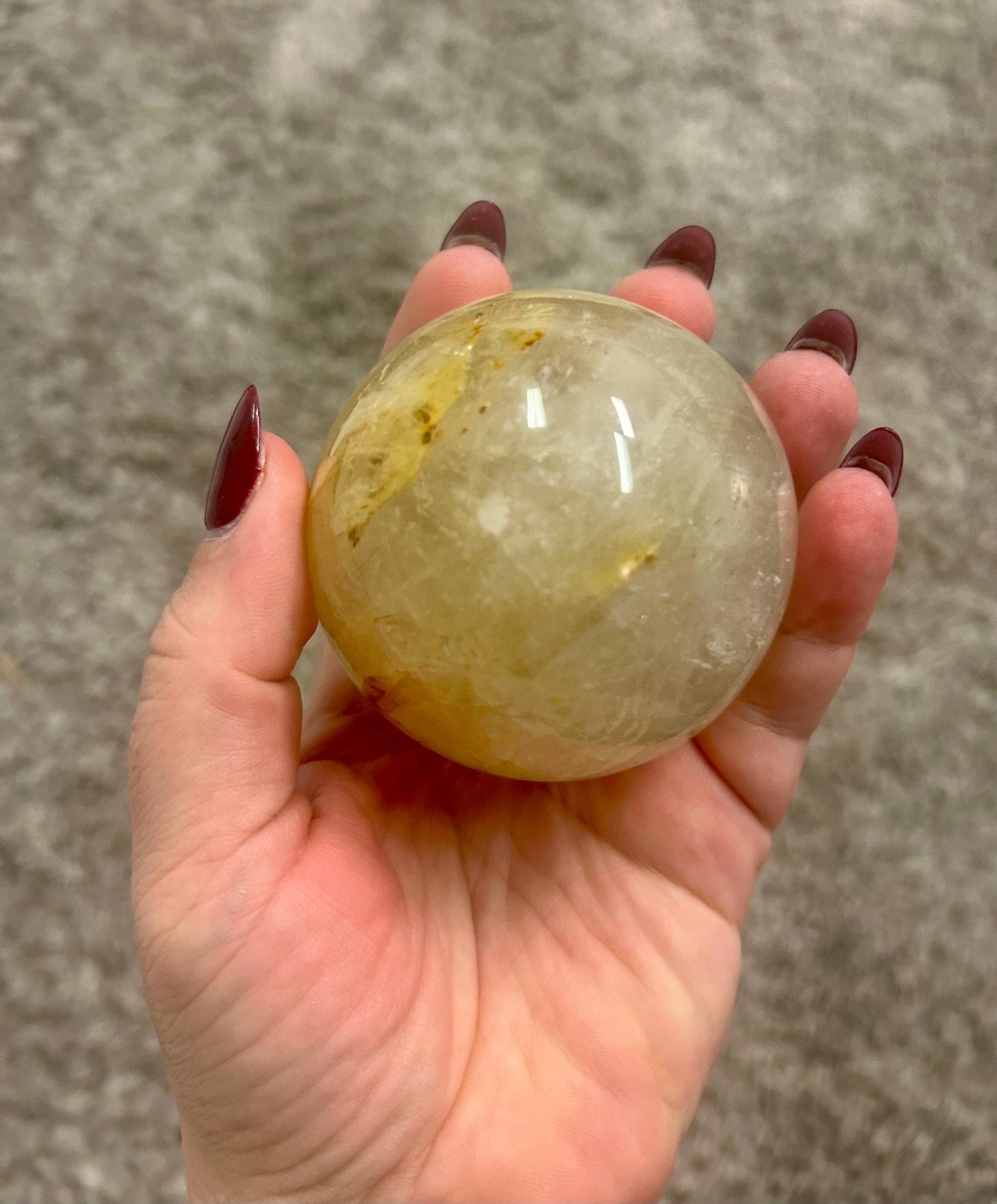 Golden Healer Sphere – Powerful Yellow Crystal for Healing, Energy Amplification & Spiritual Growth