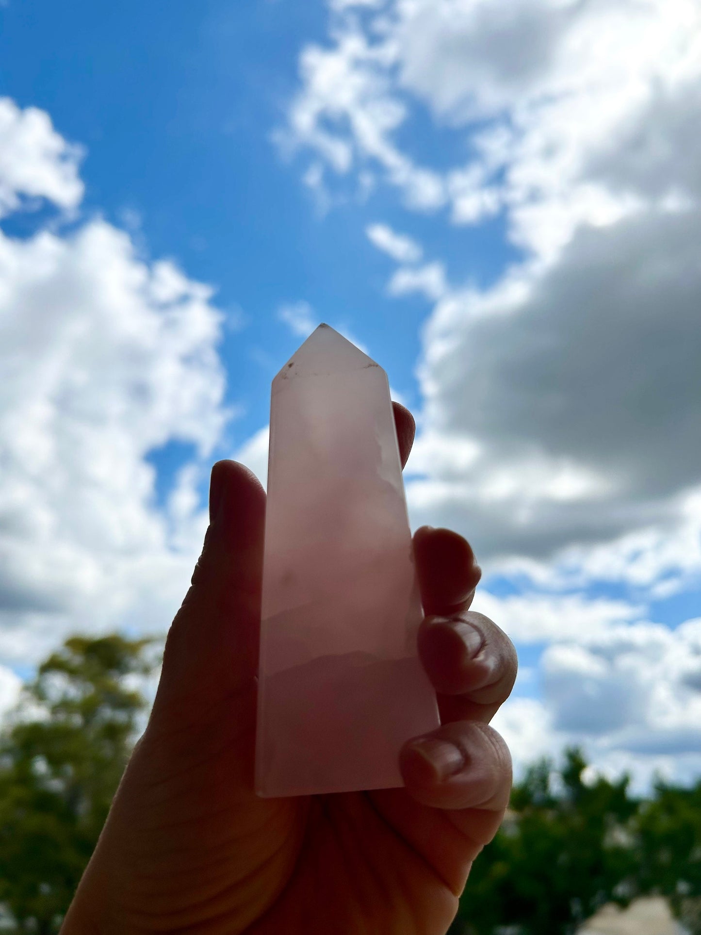 High Quality Pink Calcite Tower