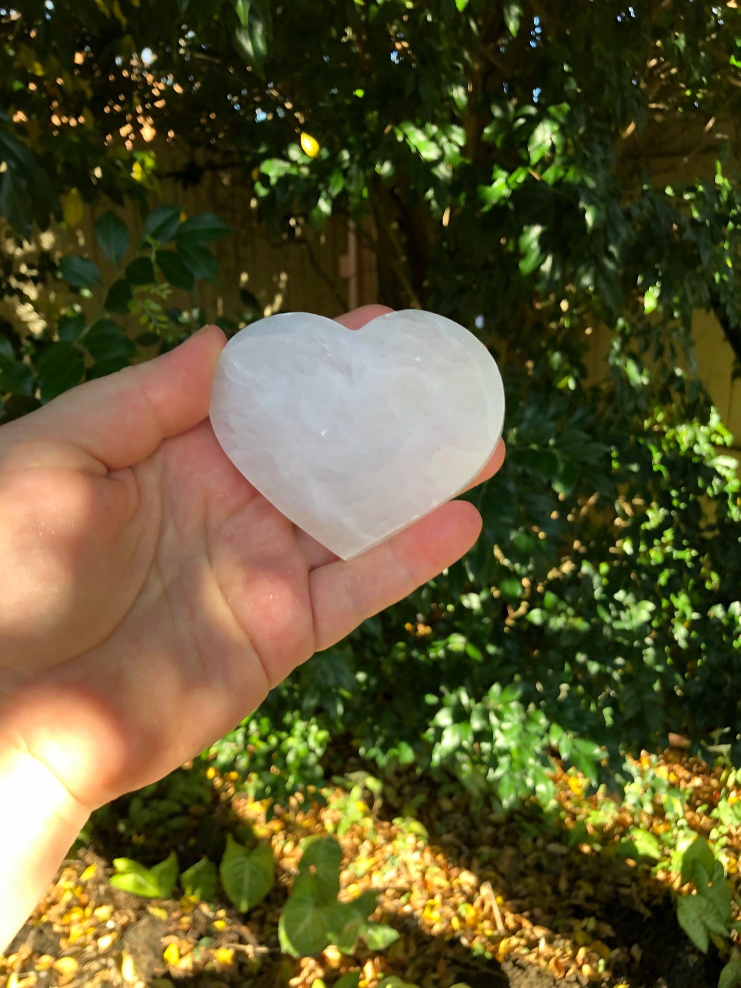 High Quality Selenite Heart Plates