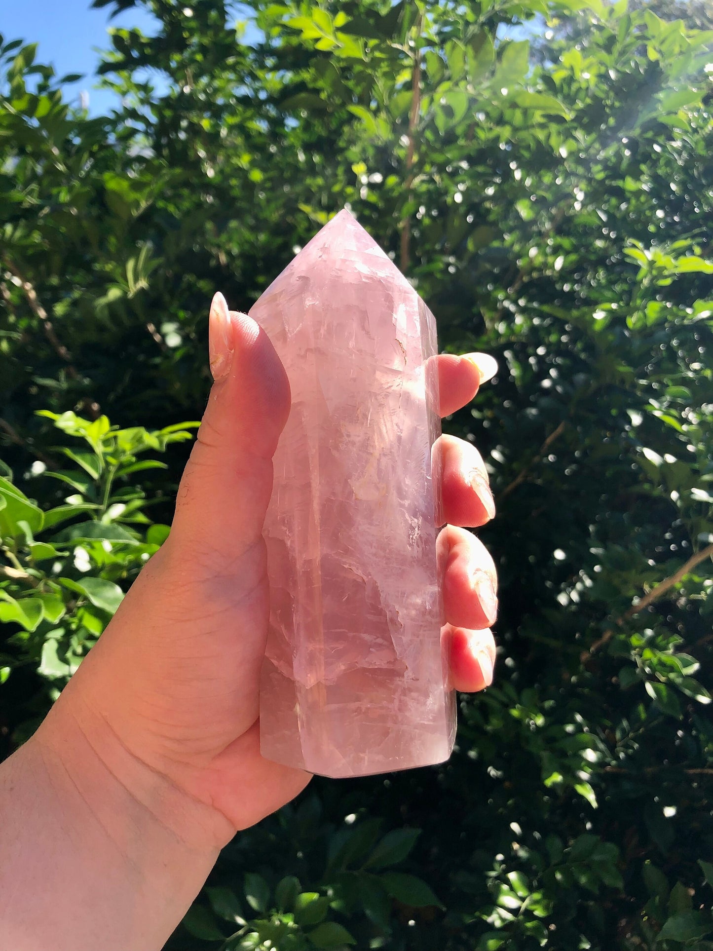 High Quality Rose Quartz Towers