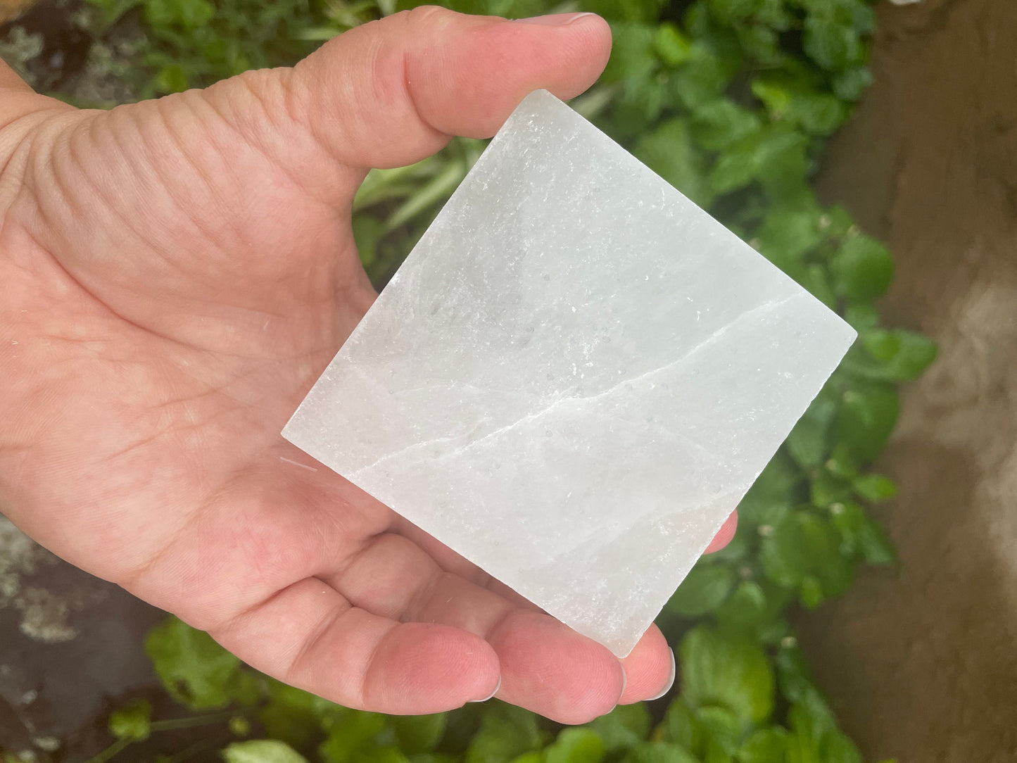 High Quality Square Selenite Crystal Charging Plate